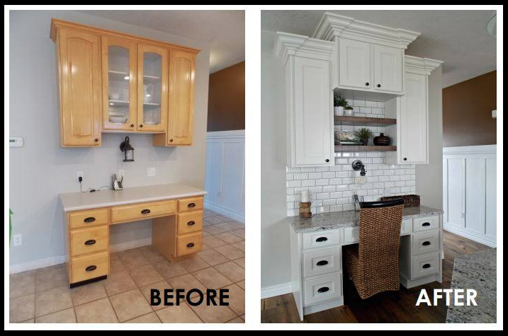 Cabinet Refinish for Jane Doe